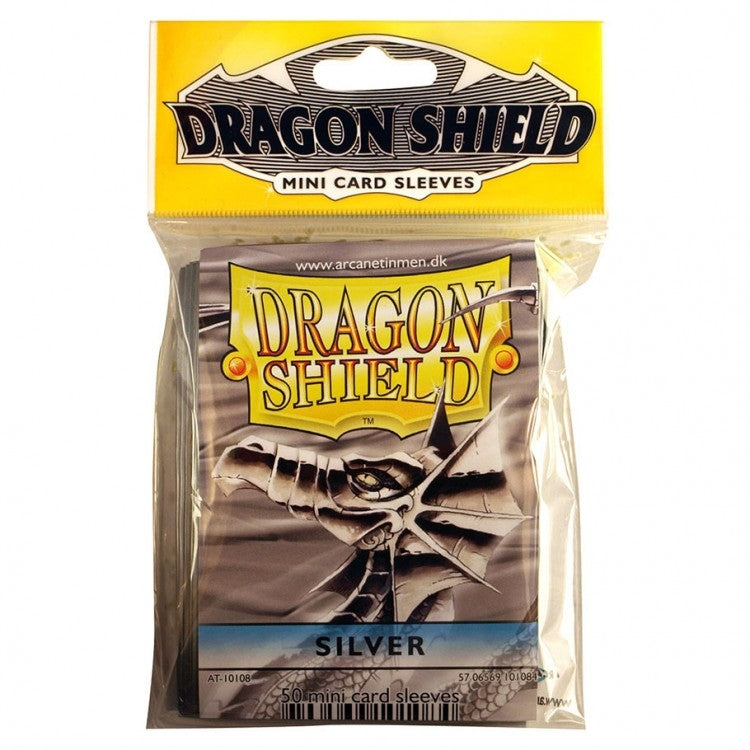 Image for Dragon Shield Japanese Sleeves - Silver (50-Pack) - Card Sleeves