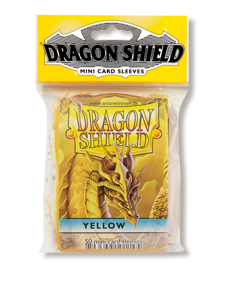 Image for Dragon Shield Japanese Sleeves - Yellow (50-Pack) - Card Sleeves