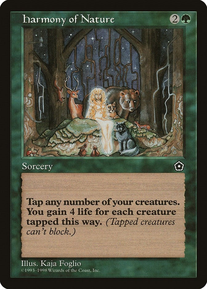 Image for Harmony of Nature - Magic: The Gathering