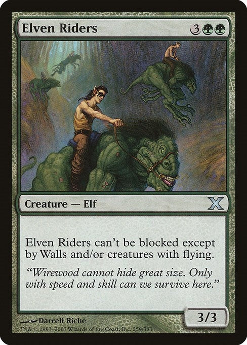 Image for Elven Riders (259) (10E) - Magic: The Gathering
