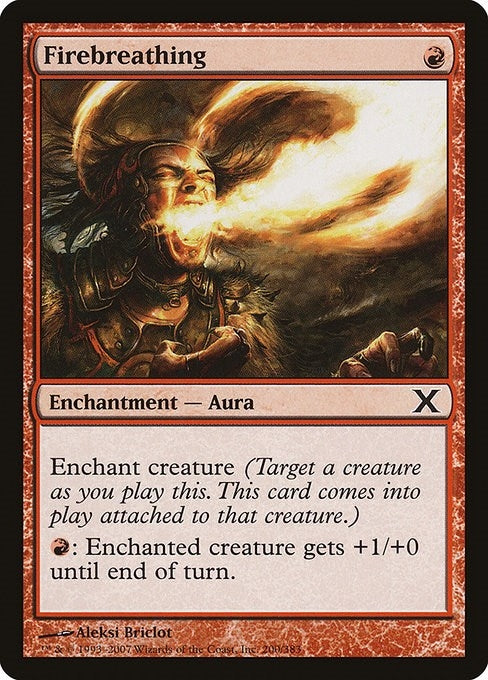 Image for Firebreathing (200) (10E) - Magic: The Gathering