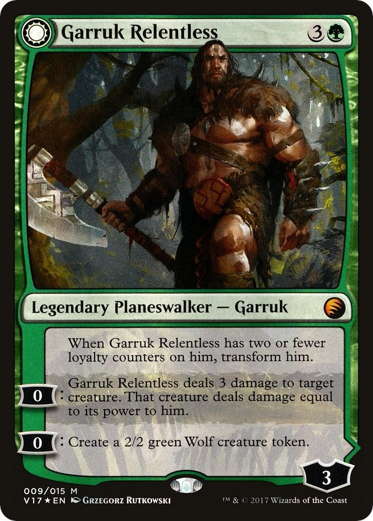 Image for Garruk Relentless (9) - Magic: The Gathering