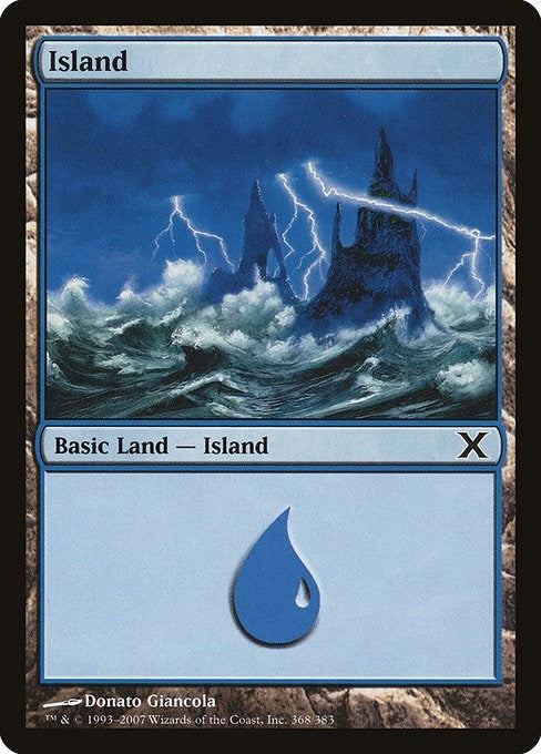 Image for Island (368) (368) (10E) - Magic: The Gathering