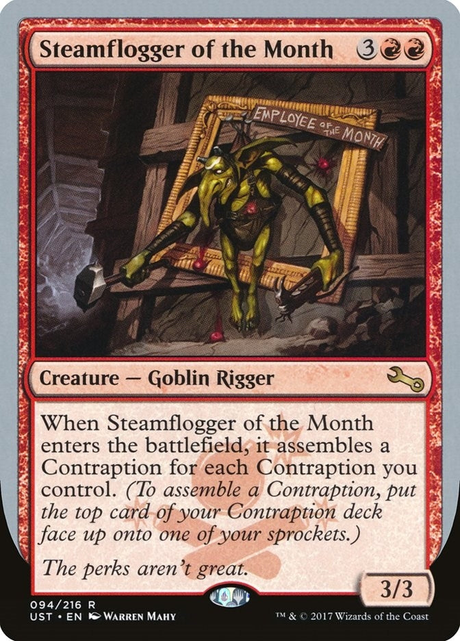Image for Steamflogger of the Month (94) (UST) - Magic: The Gathering