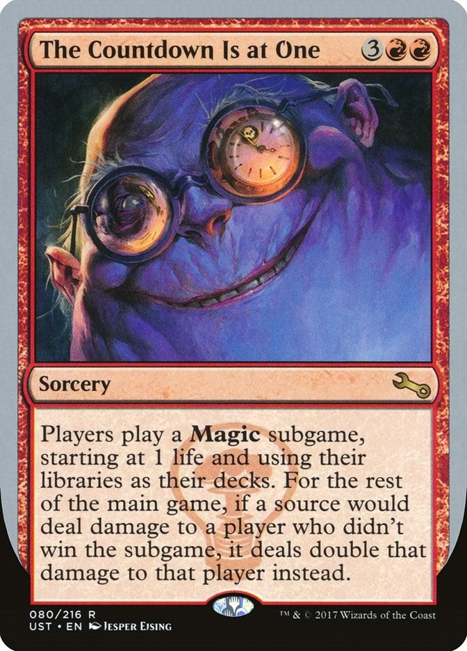 Image for The Countdown Is at One (80) (UST) - Magic: The Gathering
