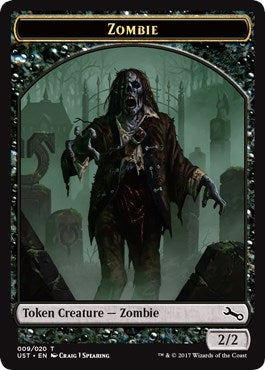 Image for Zombie Token (9) - Magic: The Gathering