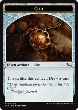 Image for Clue Token (18) - Magic: The Gathering