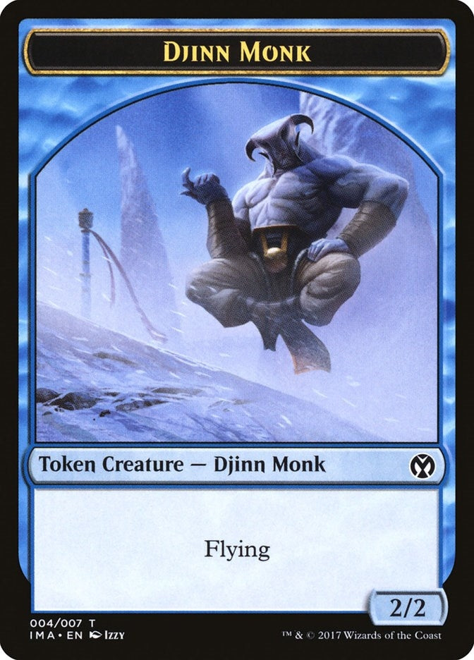 Image for Djinn Monk Token (004) (4) - Magic: The Gathering