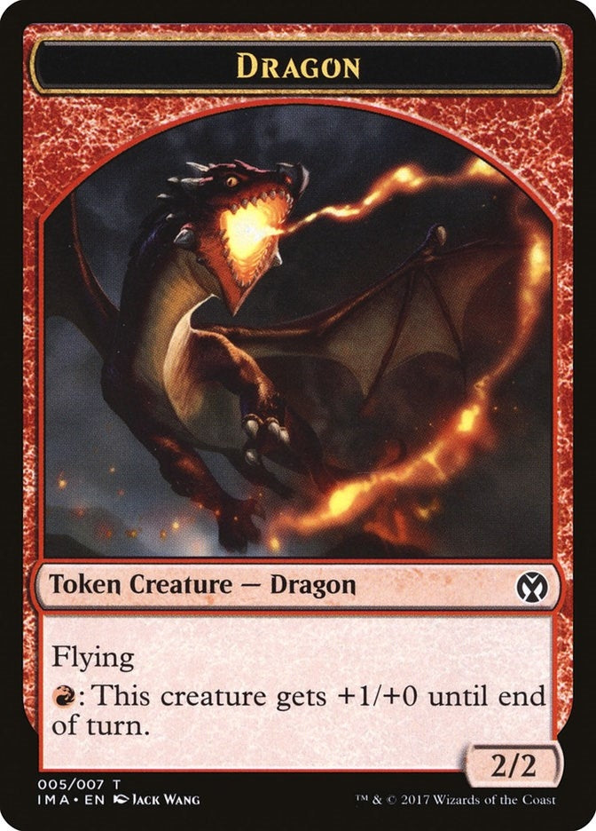 Image for Dragon Token (005) (5) - Magic: The Gathering