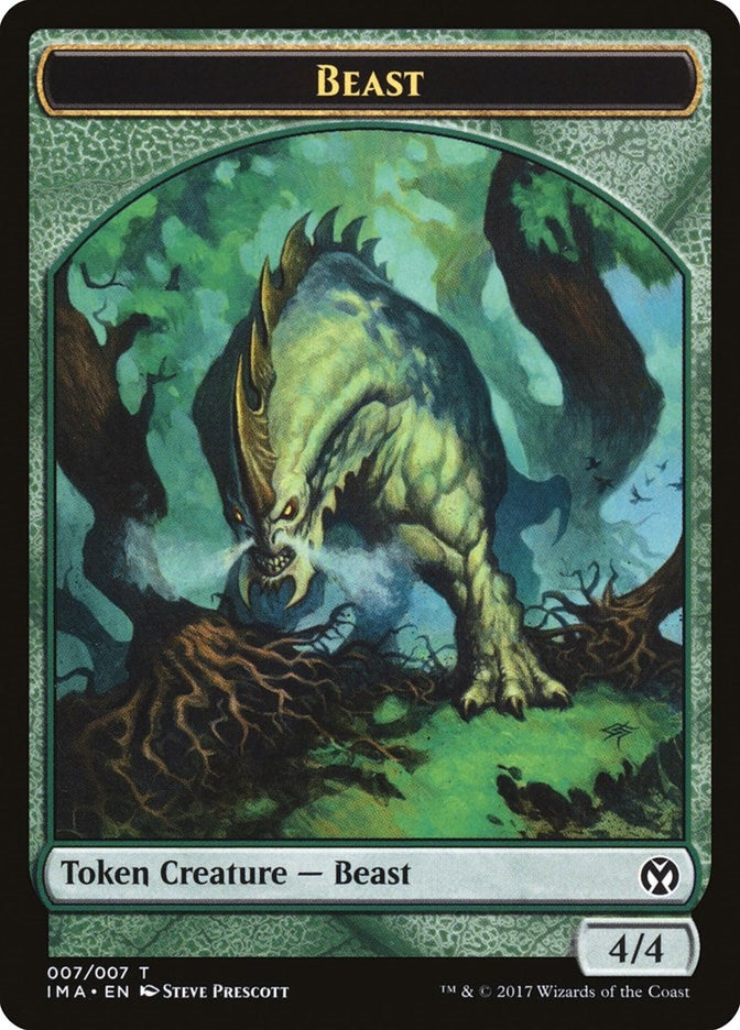 Image for Beast Token (007) (7) - Magic: The Gathering