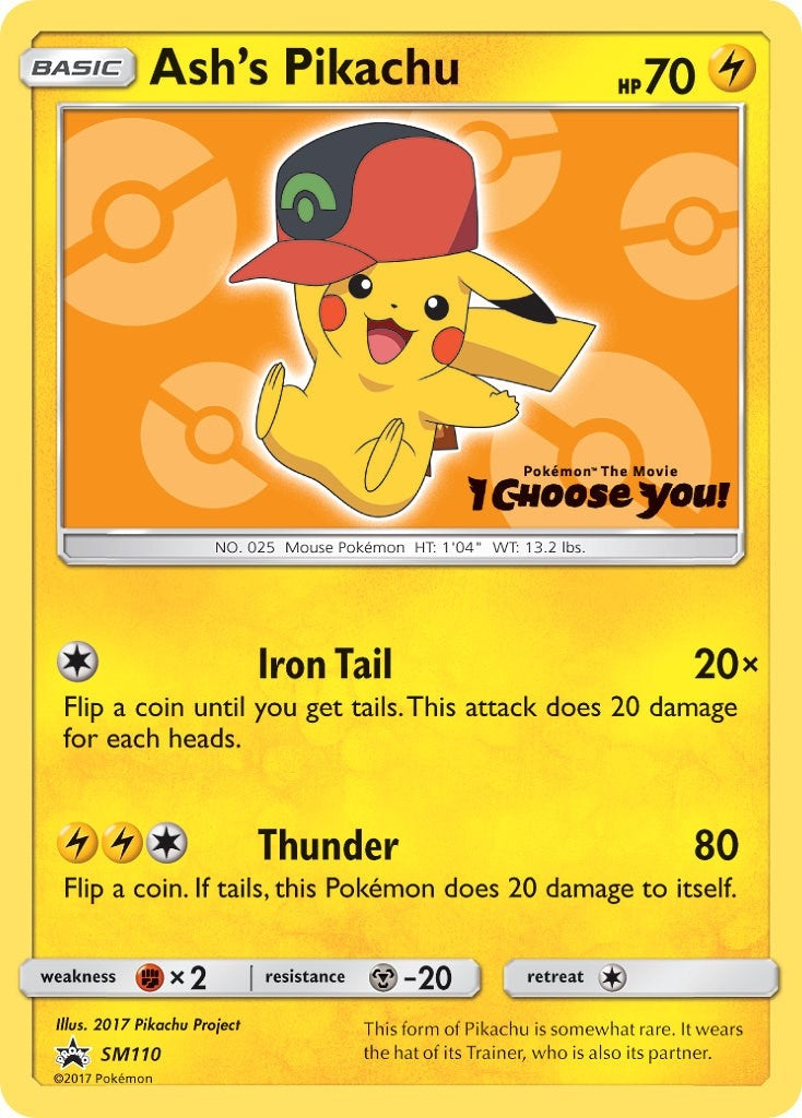 Image for Ash's Pikachu - SM110 (SM110) (SMP) - Pokemon