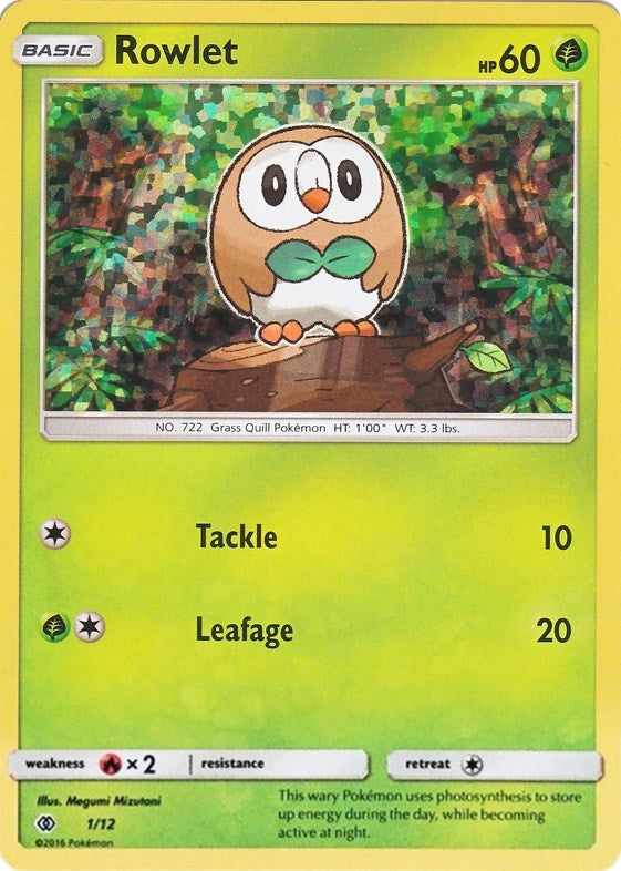 Image for Rowlet (001/012) (MCD17) - Pokemon