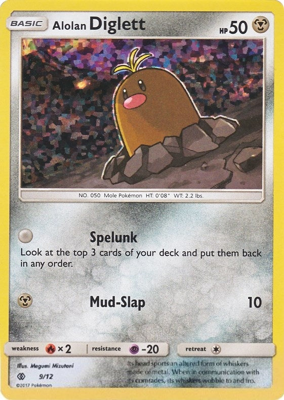 Image for Alolan Diglett (009/012) (M17) - Pokemon