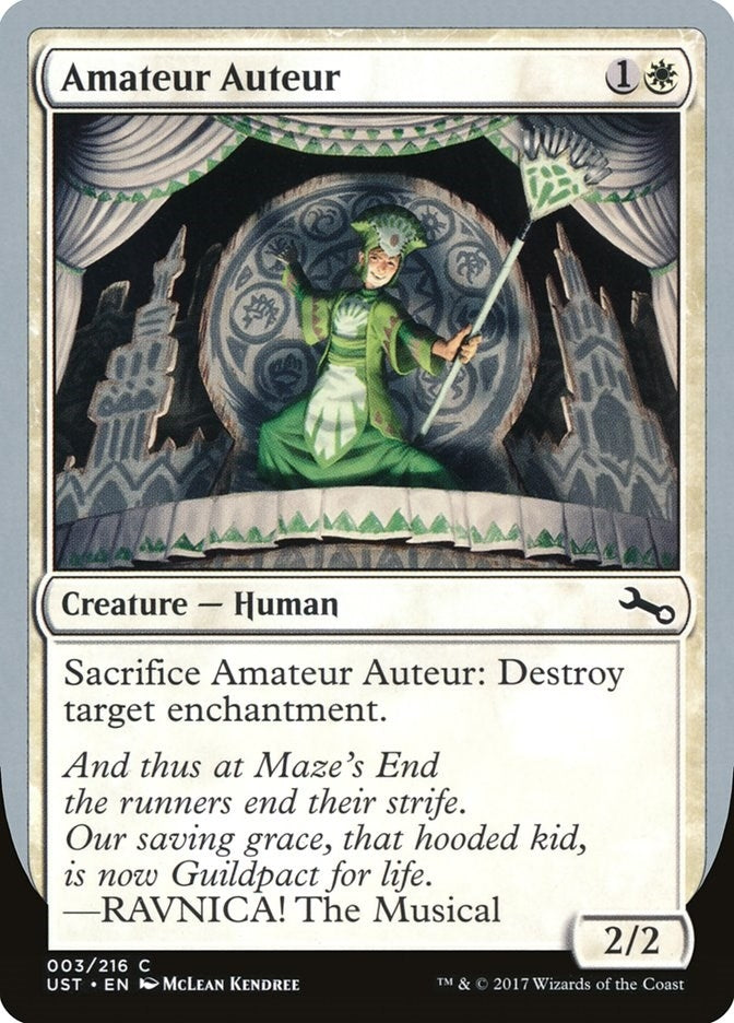 Image for Amateur Auteur (A) (3) (UST) - Magic: The Gathering