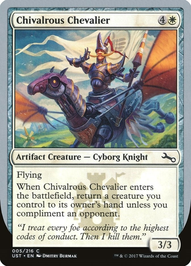 Image for Chivalrous Chevalier (5) (UST) - Magic: The Gathering