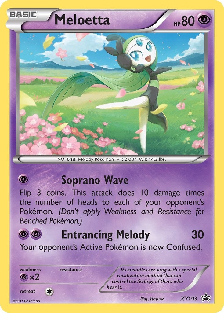 Image for Meloetta - XY193 (XY193) (PR) - Pokemon
