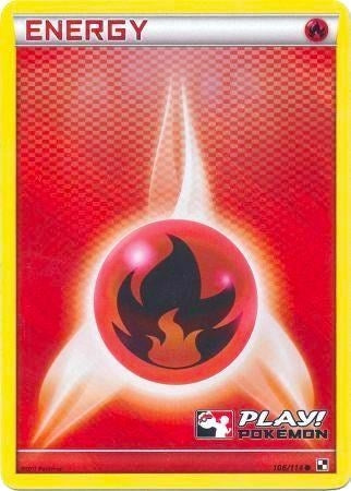 Image for Fire Energy - 106/114 (Play! Pokemon) (106/114) (PR) - Pokemon