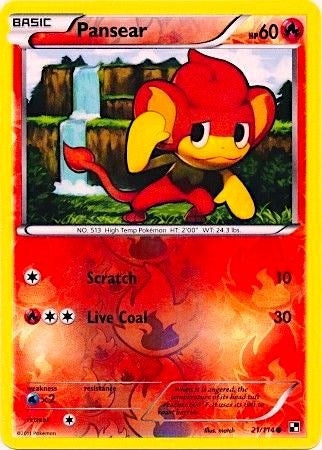 Image for Pansear - 21/114 (Energy Holo) (021/114) (MCAP) - Pokemon