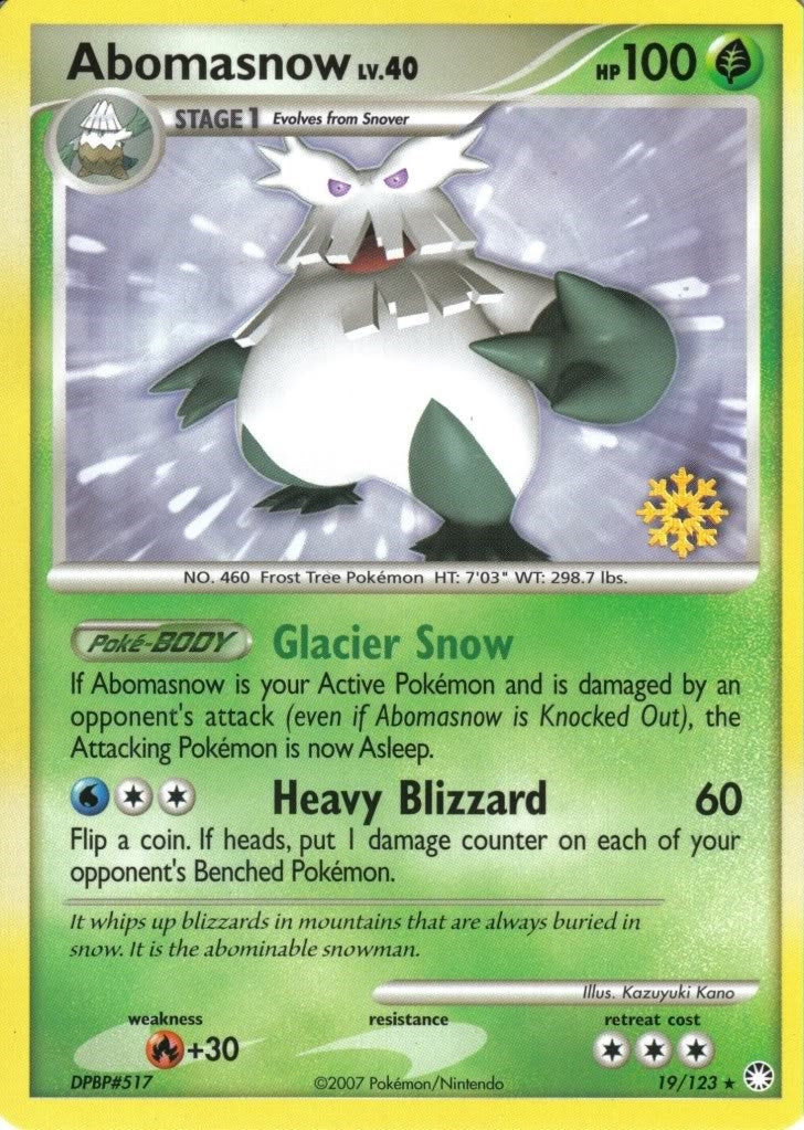 Image for Abomasnow (019/123) (CCP) - Pokemon