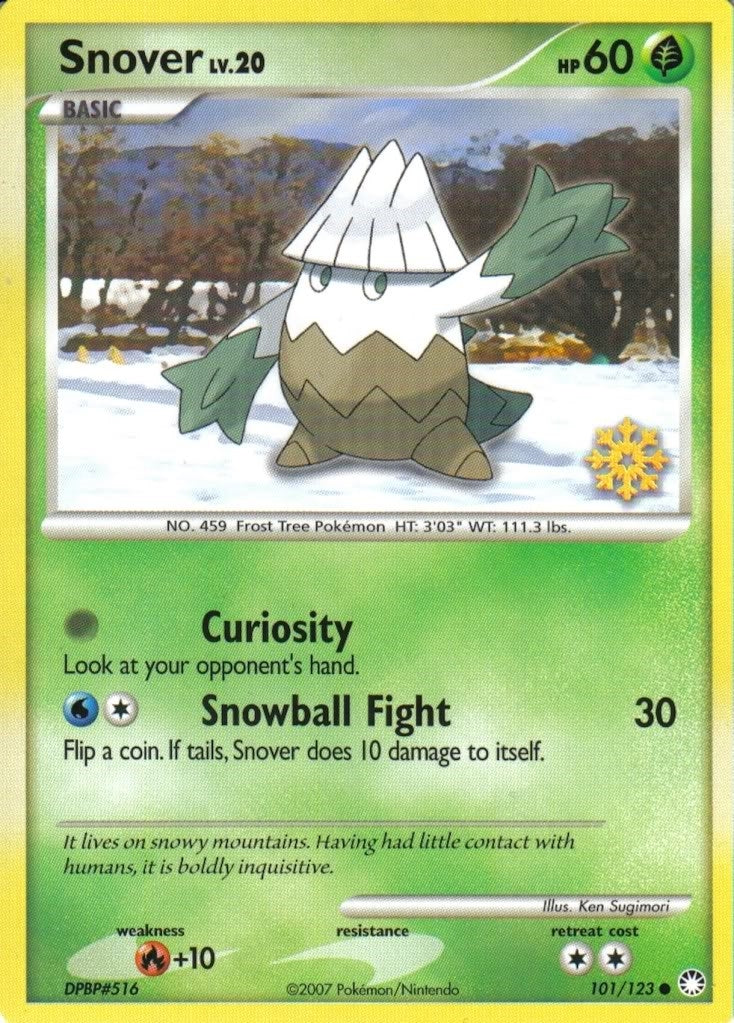Image for Snover (101/123) (CCP) - Pokemon
