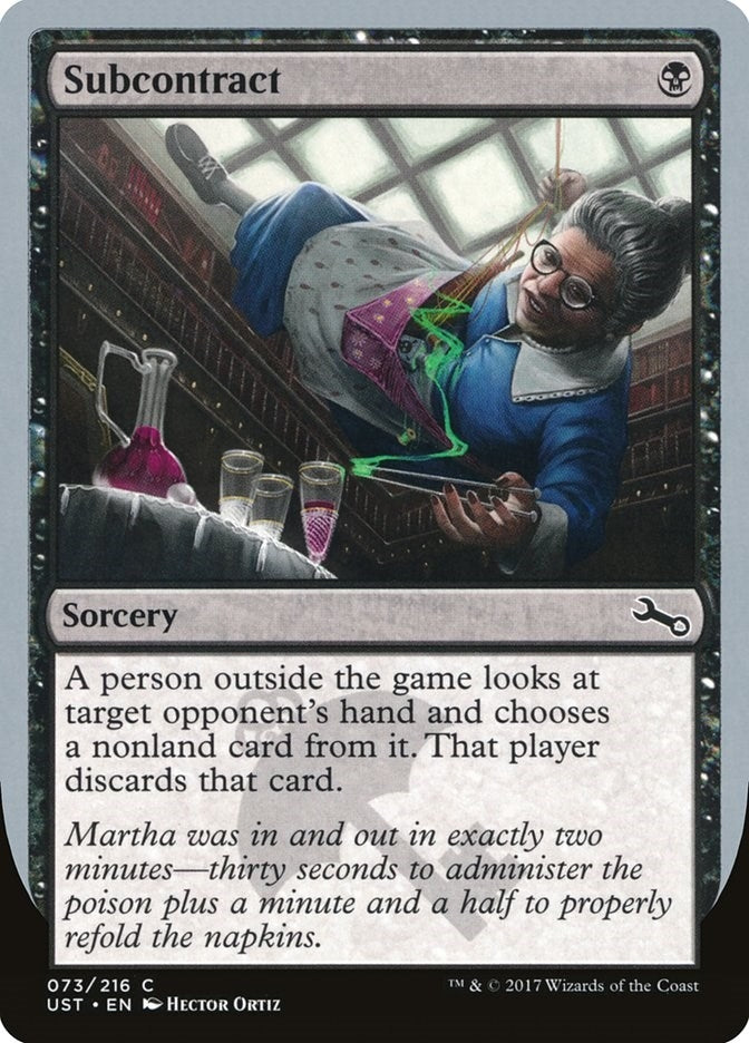 Image for Subcontract (73) - Magic: The Gathering
