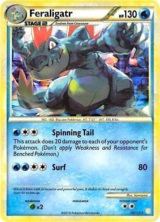 Image for Feraligatr - 20/123 (Cracked Ice Holo) (020/123) (PR) - Pokemon