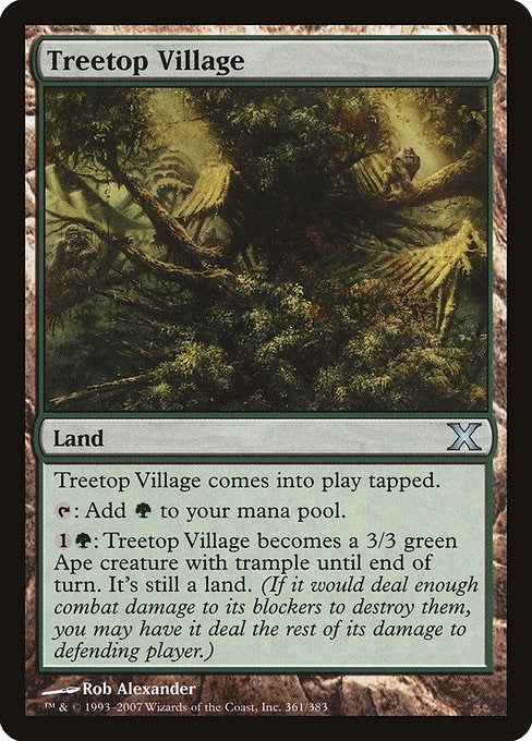 Image for Treetop Village (361) (10E) - Magic: The Gathering