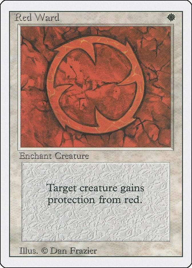 Image for Red Ward - Magic: The Gathering