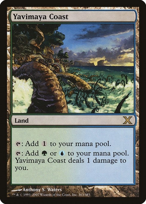 Image for Yavimaya Coast (363) (10E) - Magic: The Gathering
