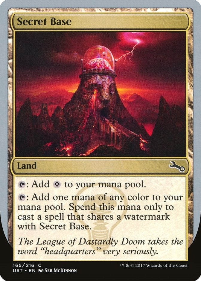 Image for Secret Base (C) (165) - Magic: The Gathering