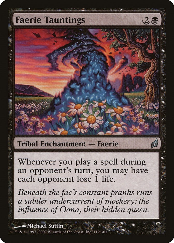 Image for Faerie Tauntings (112) - Magic: The Gathering