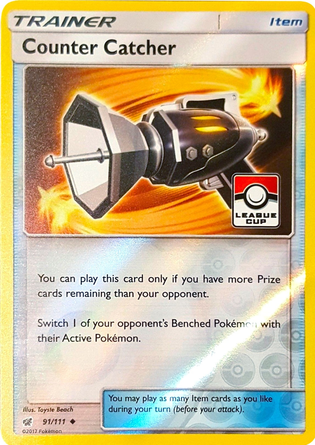 Image for Counter Catcher - 91/111 (League Cup) (091/111) (PR) - Pokemon