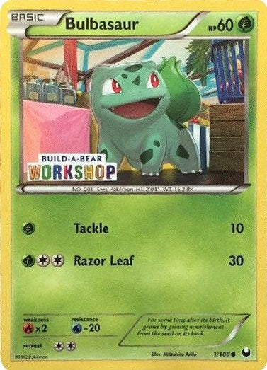 Image for Bulbasaur - 1/108 (Build-A-Bear Workshop Exclusive) (001/108) (MCAP) - Pokemon