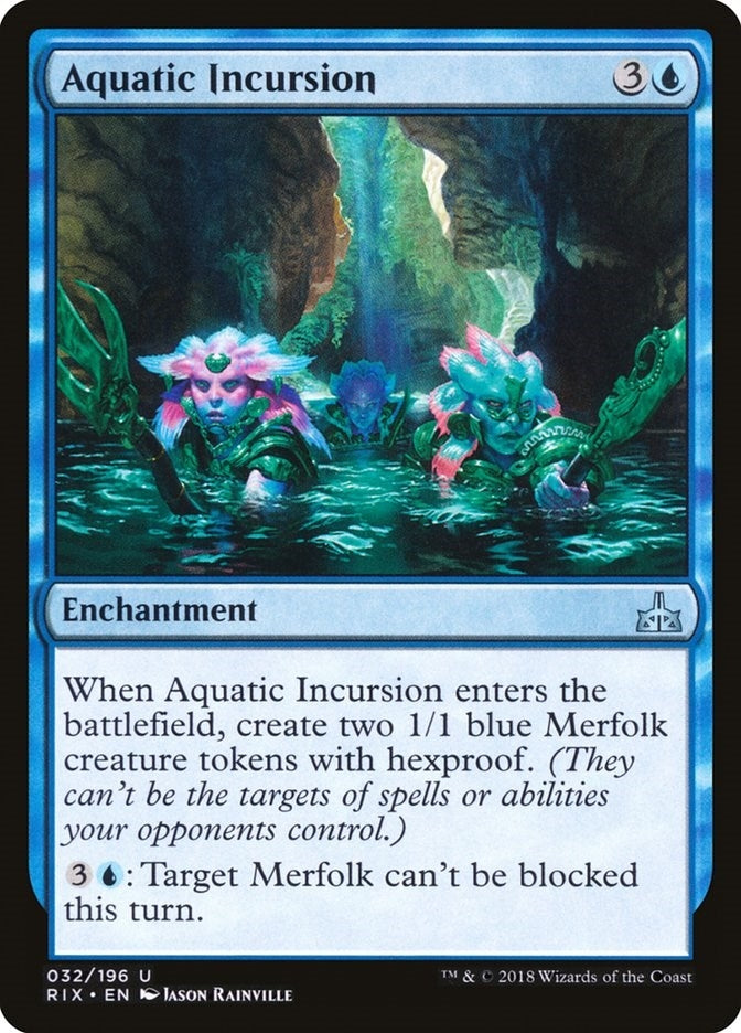 Image for Aquatic Incursion (32) (RIX) - Magic: The Gathering
