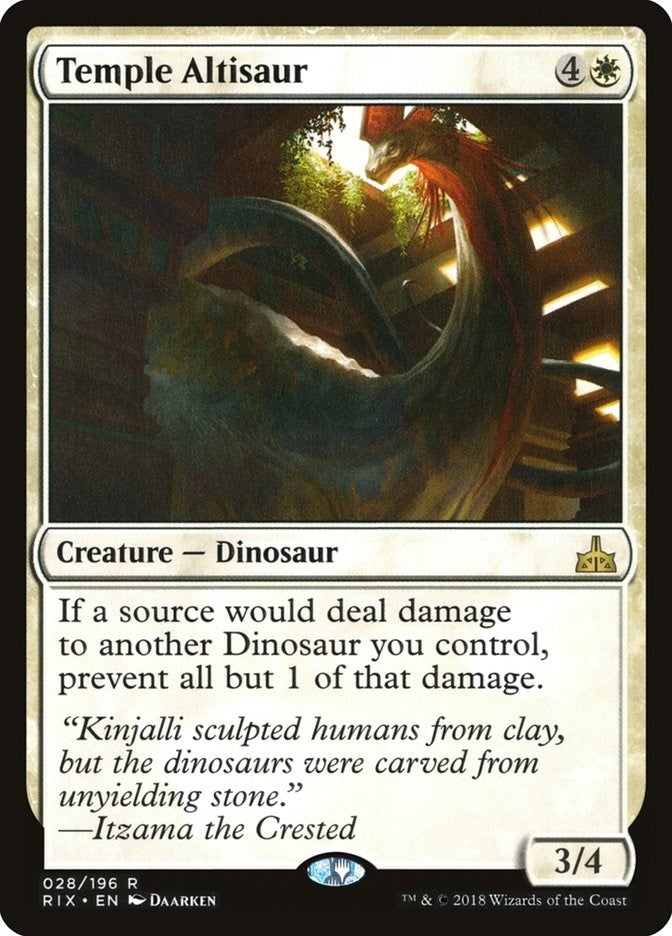 Image for Temple Altisaur (28) - Magic: The Gathering
