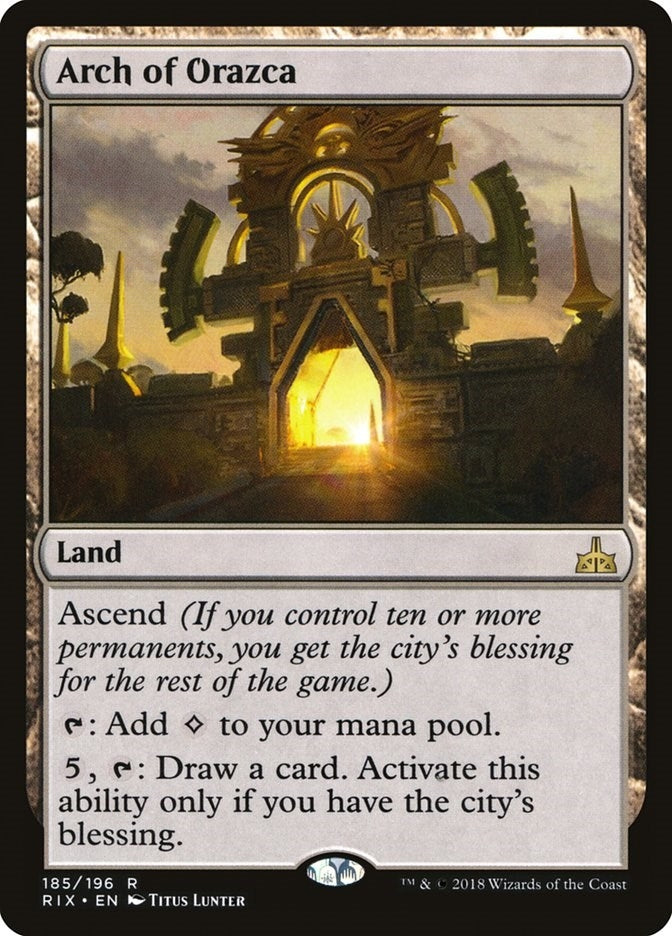 Image for Arch of Orazca (185) (RIX) - Magic: The Gathering