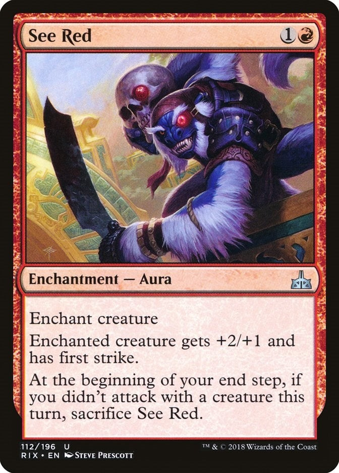 Image for See Red (112) - Magic: The Gathering