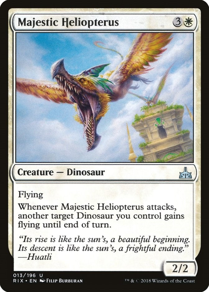 Image for Majestic Heliopterus (13) - Magic: The Gathering