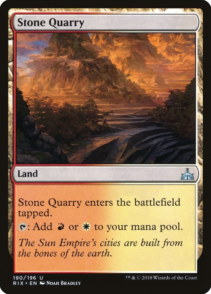 Image for Stone Quarry (190) - Magic: The Gathering