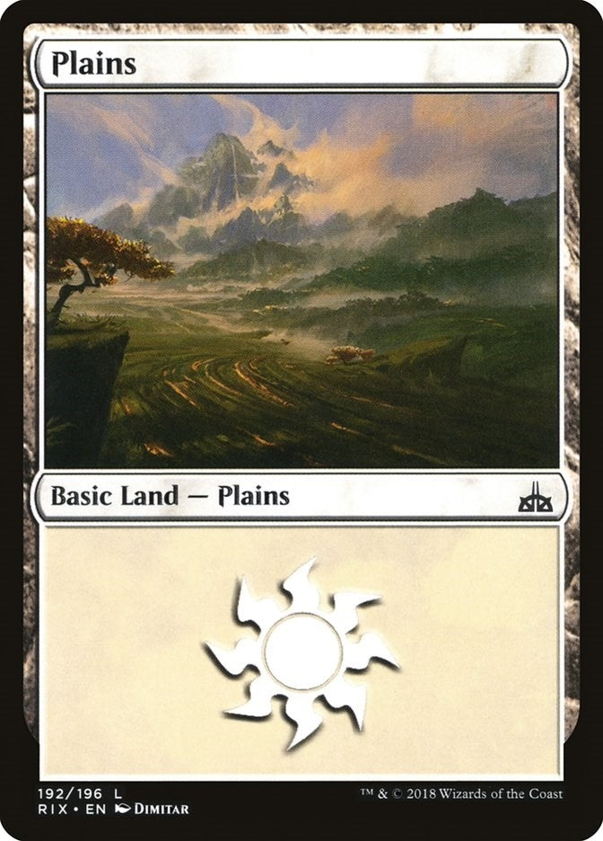 Image for Plains (192) (RIX) - Magic: The Gathering
