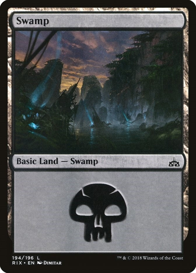 Image for Swamp (194) (RIX) - Magic: The Gathering
