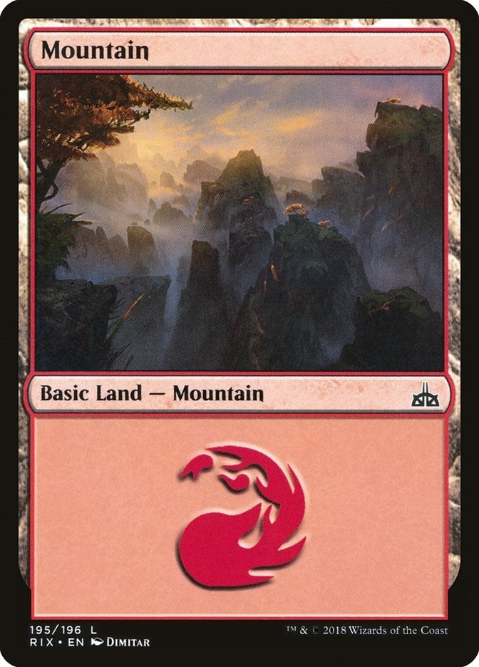 Image for Mountain (195) - Magic: The Gathering