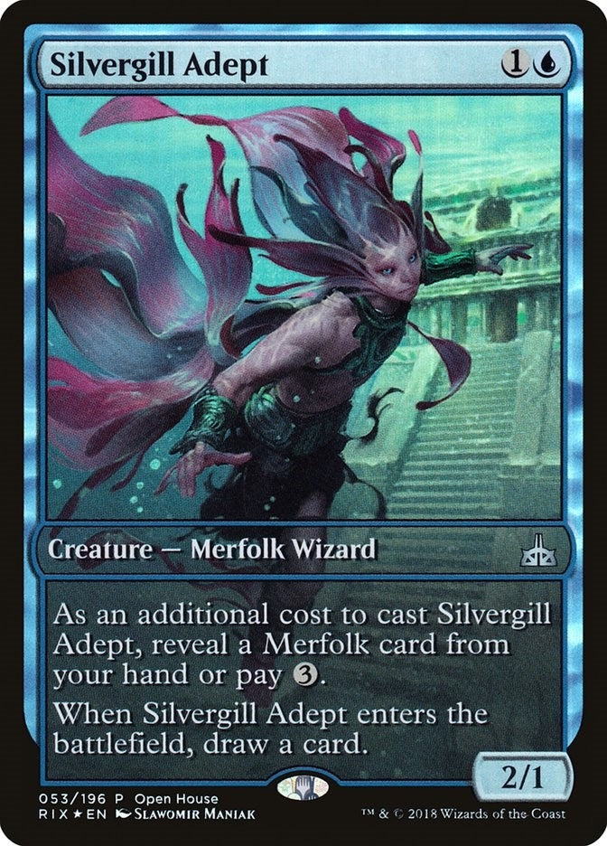 Image for Silvergill Adept (53) - Magic: The Gathering