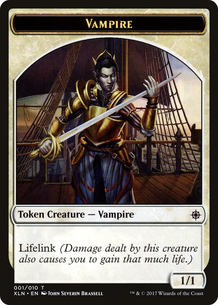 Image for Vampire // Treasure (008) Double-Sided Token (1 // 8) (XLN) - Magic: The Gathering