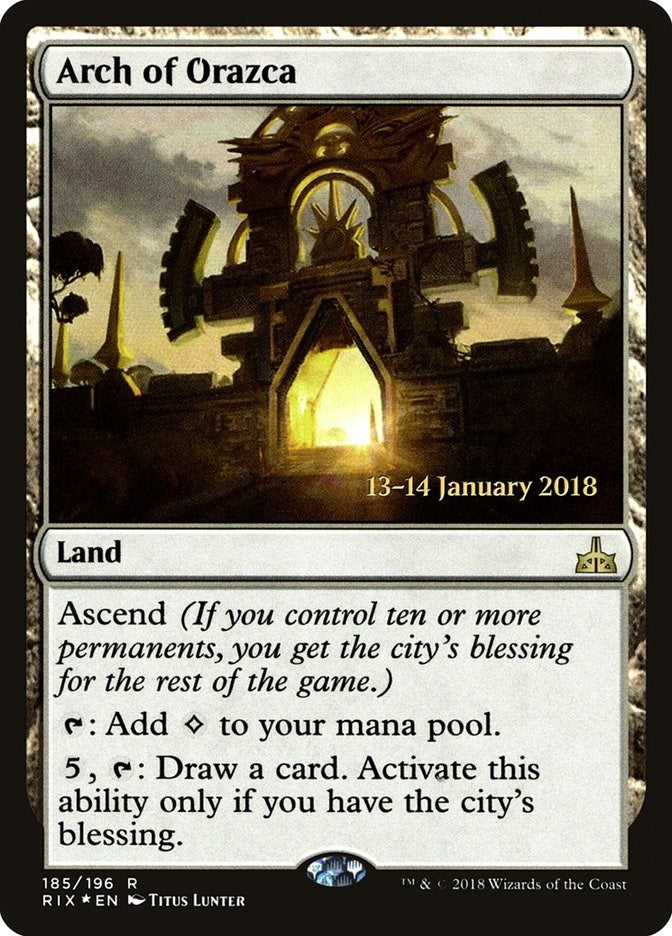 Image for Arch of Orazca (185) (PRE) - Magic: The Gathering