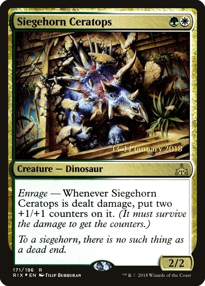 Image for Siegehorn Ceratops (171) - Magic: The Gathering