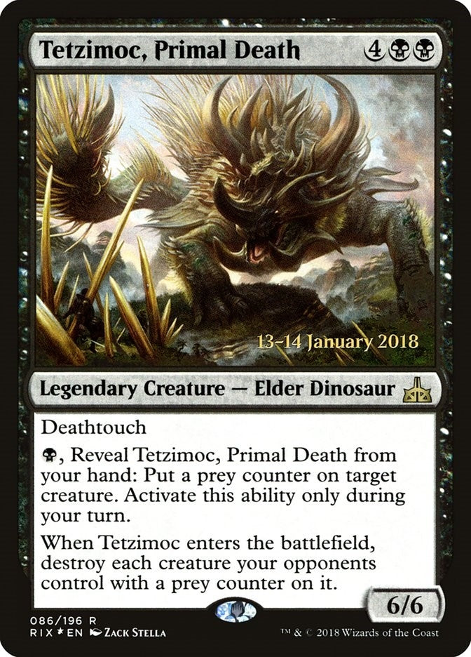 Image for Tetzimoc, Primal Death (86) - Magic: The Gathering