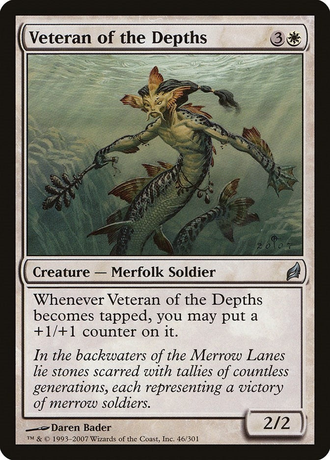 Image for Veteran of the Depths (46) (LRW) - Magic: The Gathering