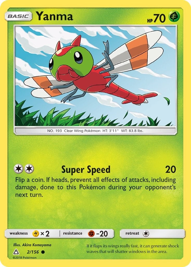 Image for Yanma (2/156) (SM05) - Pokemon