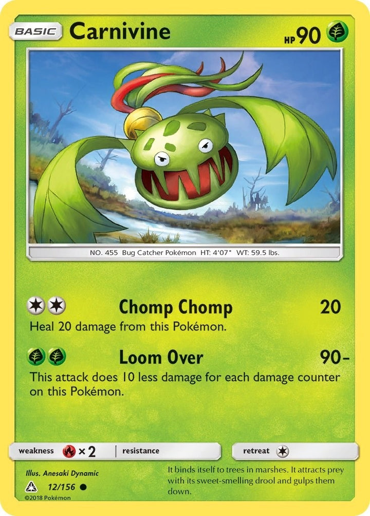 Image for Carnivine (12/156) (SM05) - Pokemon